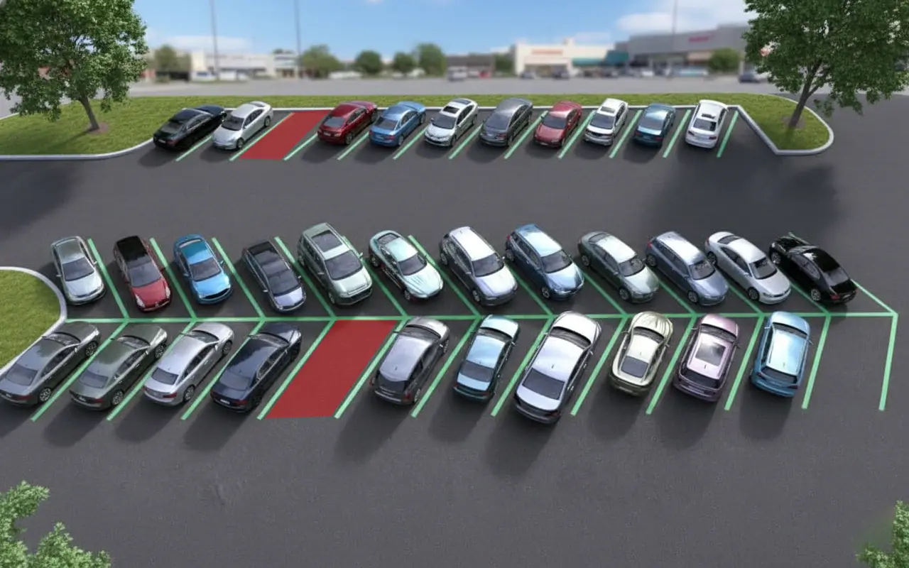 Book Parking with Desk and Visitor