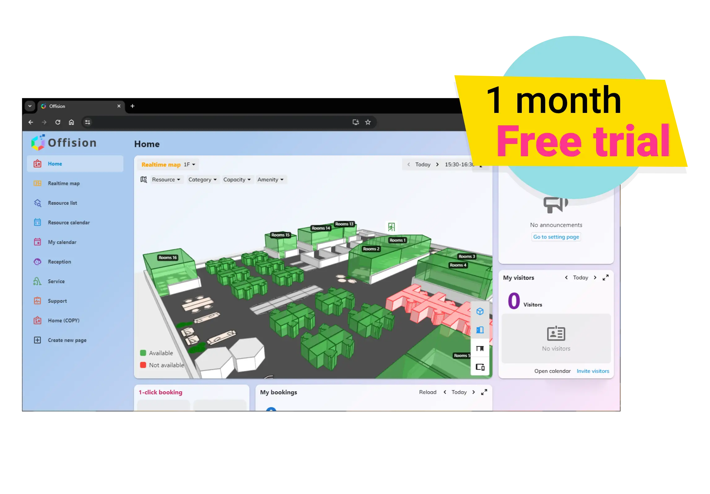 Offision - Hot desking